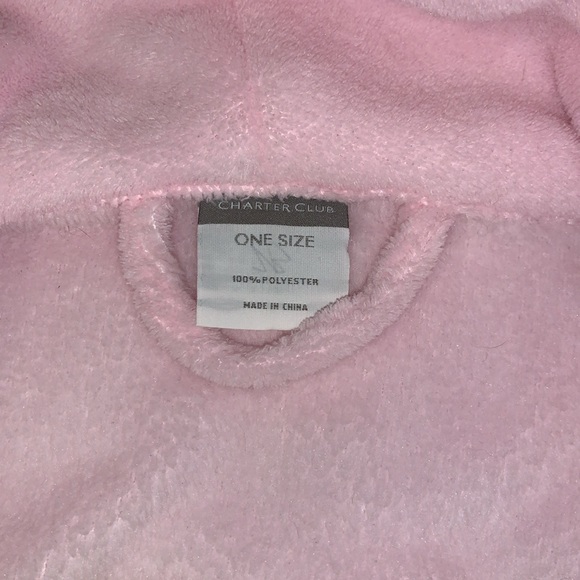 Charter Club Spa Bathrobe, Oversized, Plush Fleece, Pockets, Long Length, Belted - Picture 6 of 7